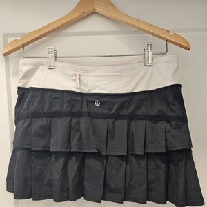 Lululemon Pace Setter Skirt black size 6